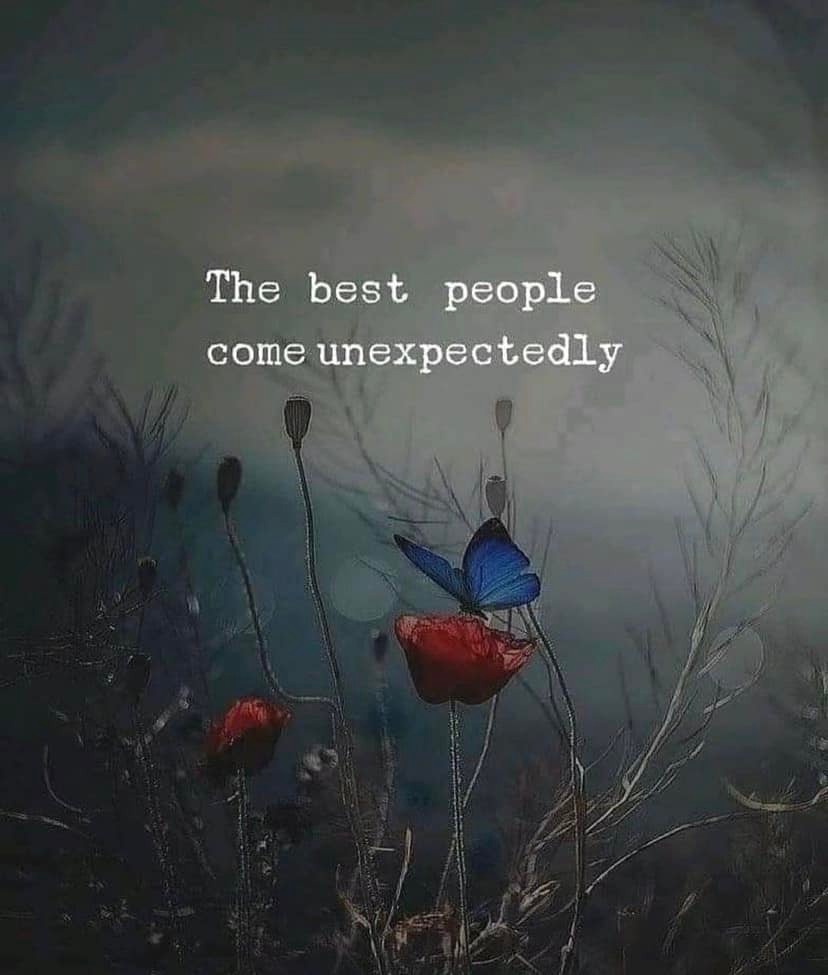 The best people come unexpectedly