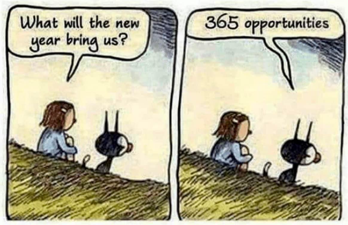 What will the new year bring us? 365 opportunities